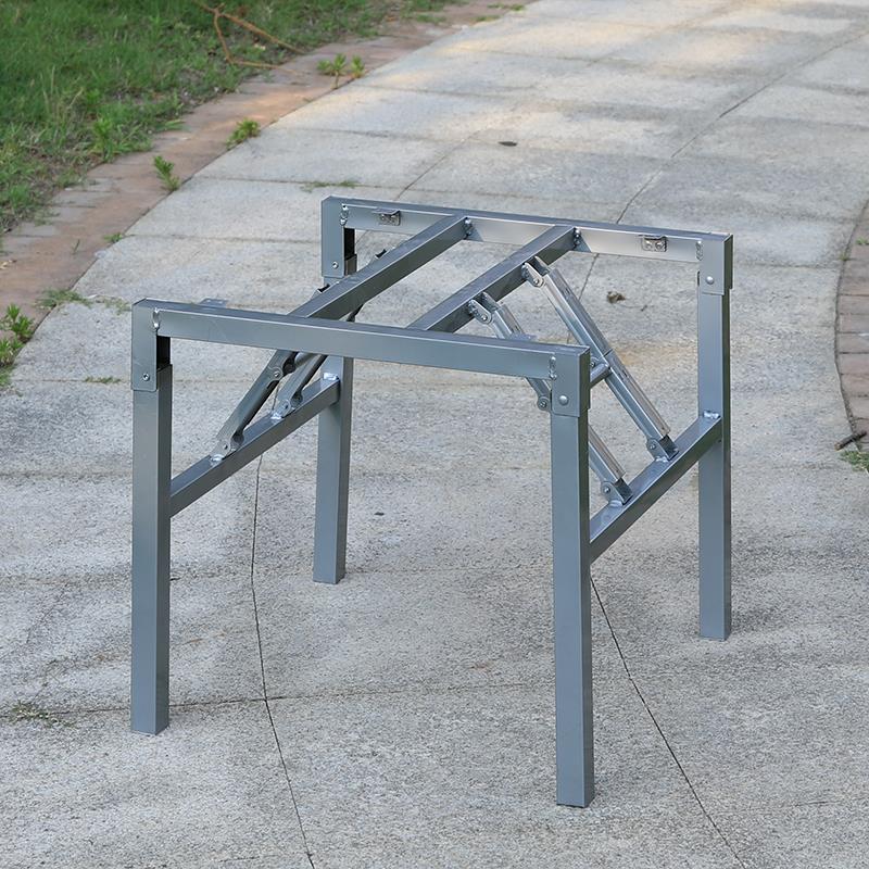 正方形餐桌架折叠桌腿支架桌架子餐台架子桌子腿