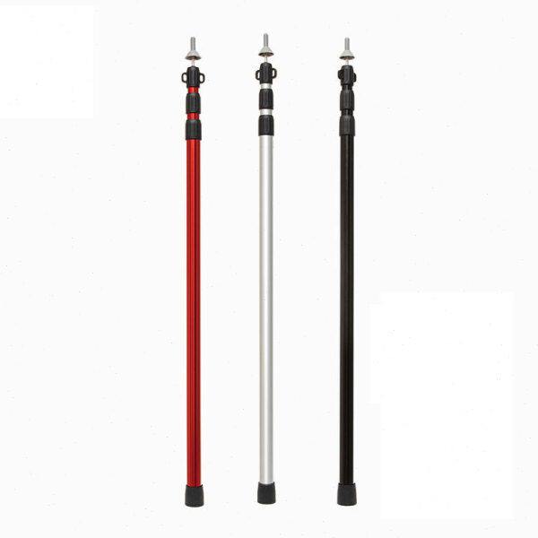 户外铝合金天幕杆帐篷杆3米加粗门厅支撑杆遮阳布伸缩杆帐篷配件