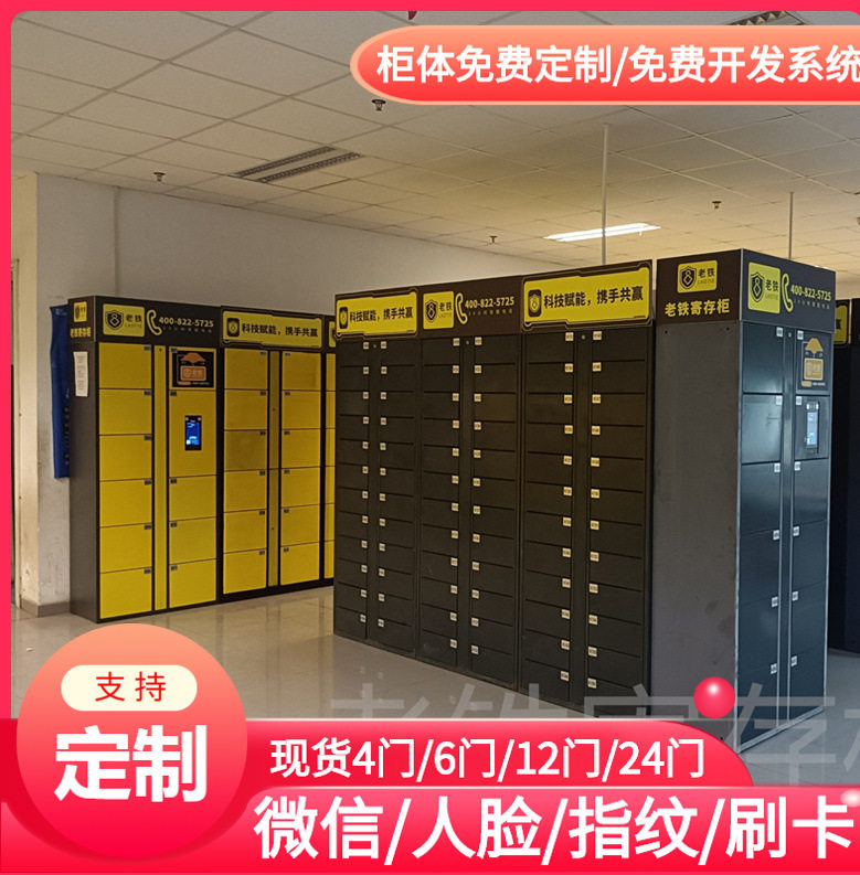 浴室浴场更衣柜/人脸识别智能储物柜/学生存物柜/图书场馆存包柜图片