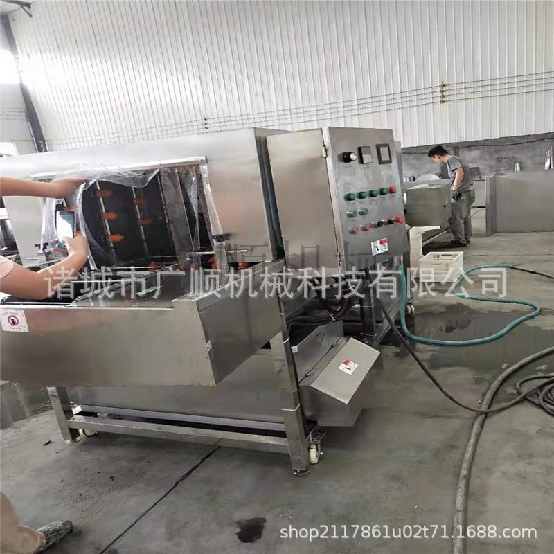 L厂家定zhi塑料托盘清洗机 蔬菜筐子清洗设备 全自动洗筐机