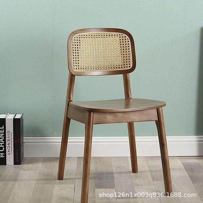 连锁啡店咖店藤椅北欧实简约现代靠背椅木DOZ餐厅客阳台实惠耐厅,电子元器件市场,其它元器件,淘宝优惠券,粉丝福利购,淘宝优惠卷
