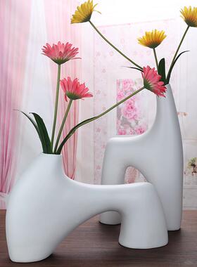 北欧创意插花JR202061花瓶家抽居客厅卧室设简软装装饰品约象艺术