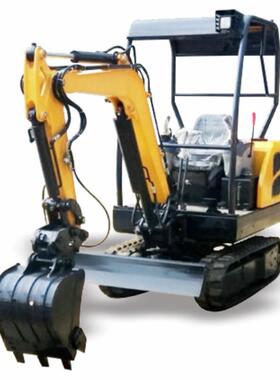 微挖小型挖掘机家挖土果园程化183多功能挖机勾工机用微型绿挖沟