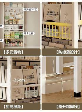 ?新款洞板门后置架超薄CA17G71置物洞架窄贴墙落物地多层绘收纳柜