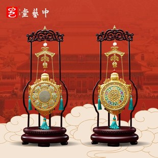 特色摆件礼物《宫韵百年花丝链瓶》花丝镶嵌国大师袁长君实用