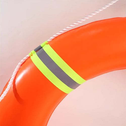 广东救生圈成人应急防汛救生圈支架安全绳船用车载便携实心