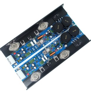 1对价 成品板测试好可调纯甲类 J196金封发烧级功放板 HiFi功放板