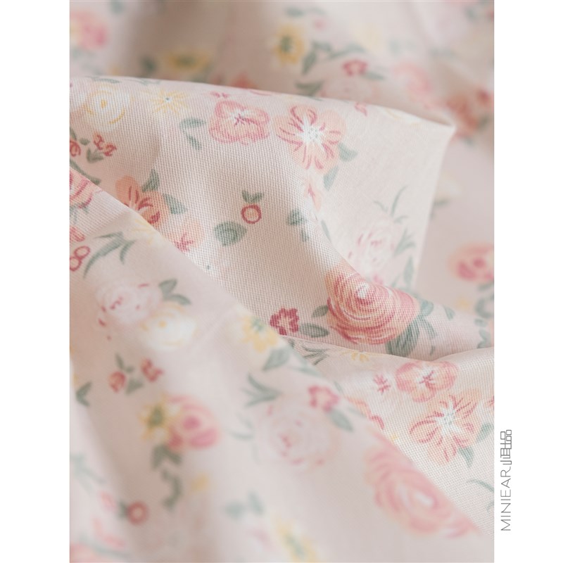 小耳出品 60支高密度全棉200*230被套亲肤柔软家庭用小清新四件套