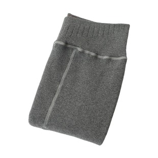 九分内搭裤 燕麦色 袜螺纹秋冬加绒加厚女士500克北方保暖外穿棉裤