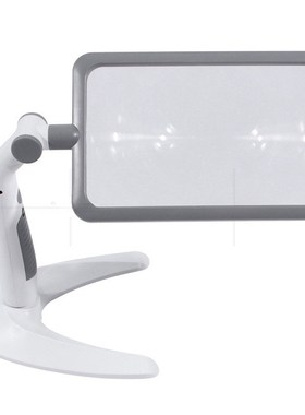 高清手持台式多功能48LED灯冷暖光放大镜老人阅读看书维修方形镜