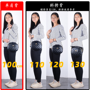 皮质女包链条带配件包链子单肩斜挎宽包带子铁链单买金属链不掉色