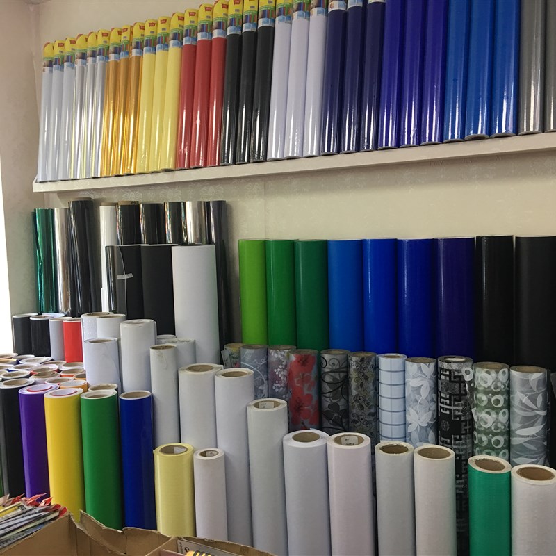 加厚广告刻字即时贴PVC不干胶贴纸定制H 防潮墙贴纸自粘电脑刻字