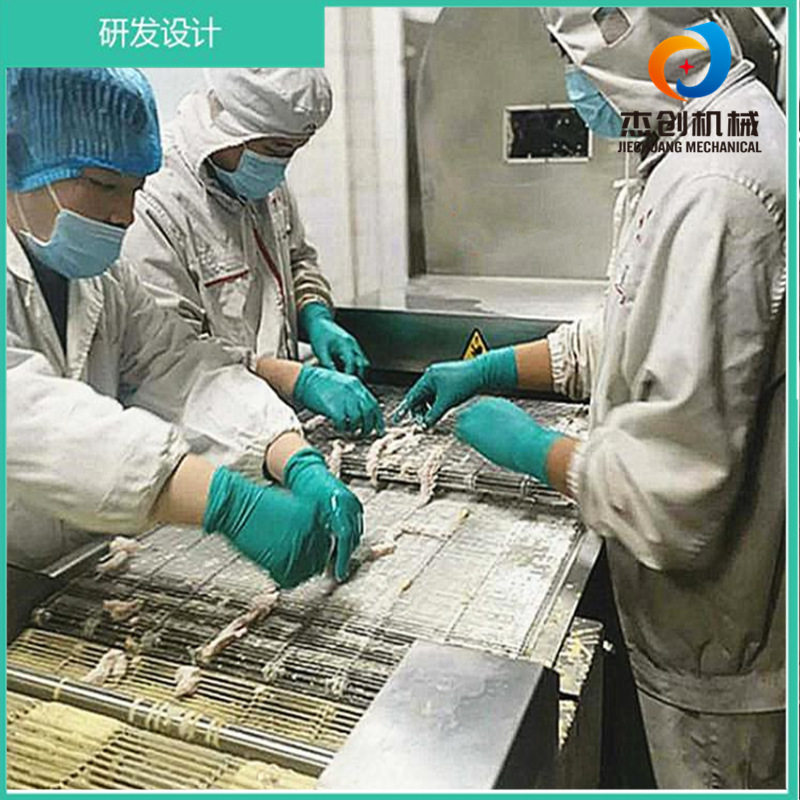 重庆鸡肉条上浆机预制菜溜肉段挂面糊机休闲小酥肉裹浆油炸设备