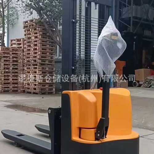 步行全电动堆高车 电动托盘堆垛车 堆高叉车 电瓶铲车升高车