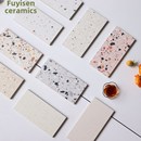 彩色水磨石砖客厅奶茶店磨砂防滑地砖商场服装 店古董砖浴室墙砖