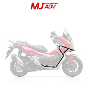 适用于大阳ADV150改装保险杠高碳钢护杠竞技防摔杠车身大包围护架