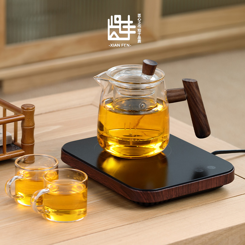 贤丰电陶炉煮茶器套装耐热玻璃煮茶壶养生泡茶壶全自动保温煮茶炉