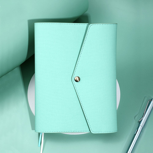 超阳商务高档笔记本子办公记事本定制可印logo文艺精致会议手账本