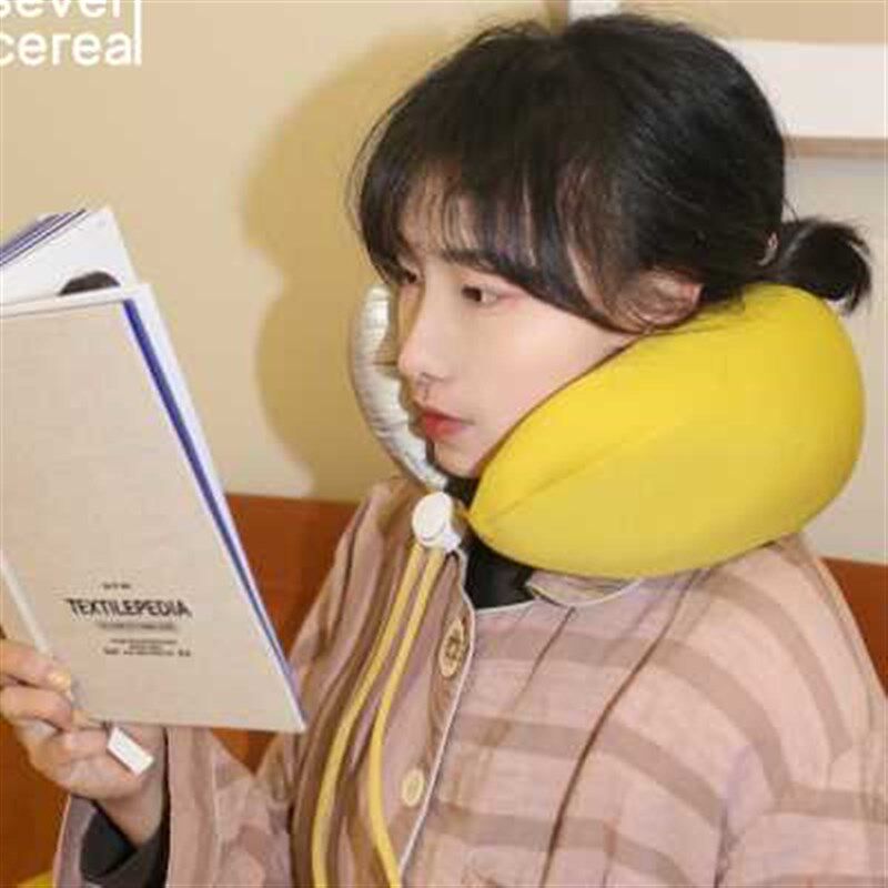 七谷惊叹号颈枕车载颈枕护颈脖子u型枕靠枕旅行枕办公室午睡枕