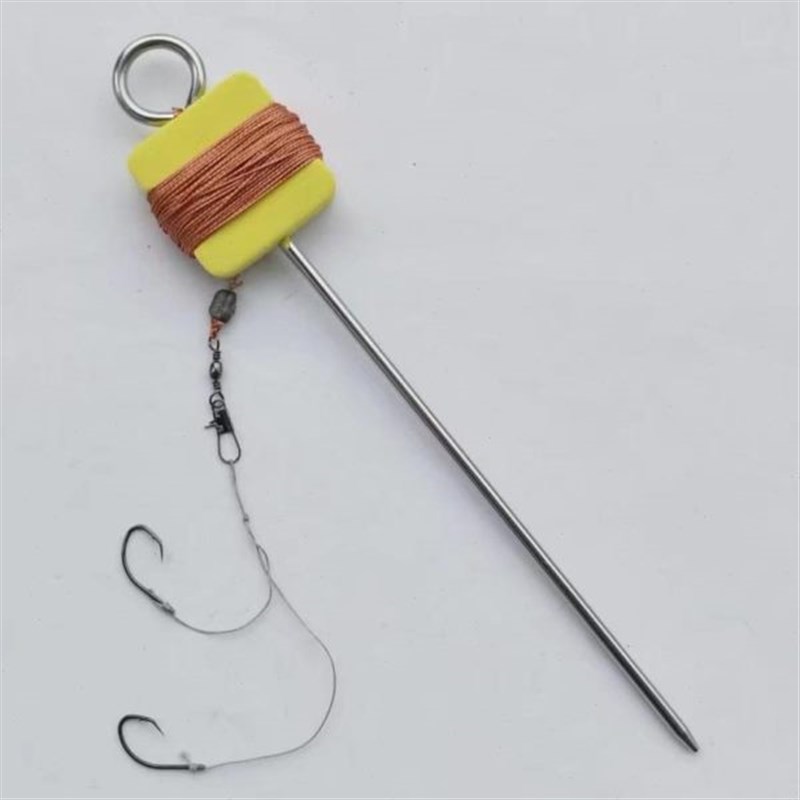 钓甲鱼线组甲鱼钩套装鳖钩王八钩歪头甲鱼钩甲鱼针钓黑鱼鲶鱼钩