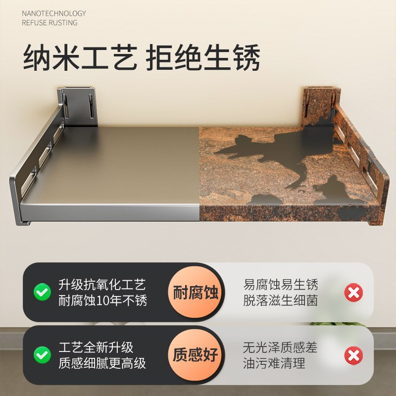 微波炉置物架壁挂悬空支架挂壁式烤箱架子厨房墙上放烤箱收纳托架