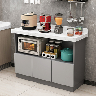可定制厨房餐边柜台面橱柜储物柜工作F台置物柜料理台小户型茶水