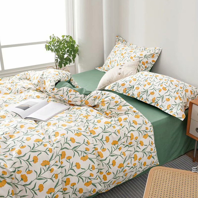 花卉被套单件全棉单套1.5m1.8x2.0米200x230单人双人纯棉被罩定做