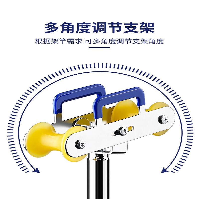 传统钓炮杆大物支架长杆专用大物地插鱼竿支架传统竿多功能超硬