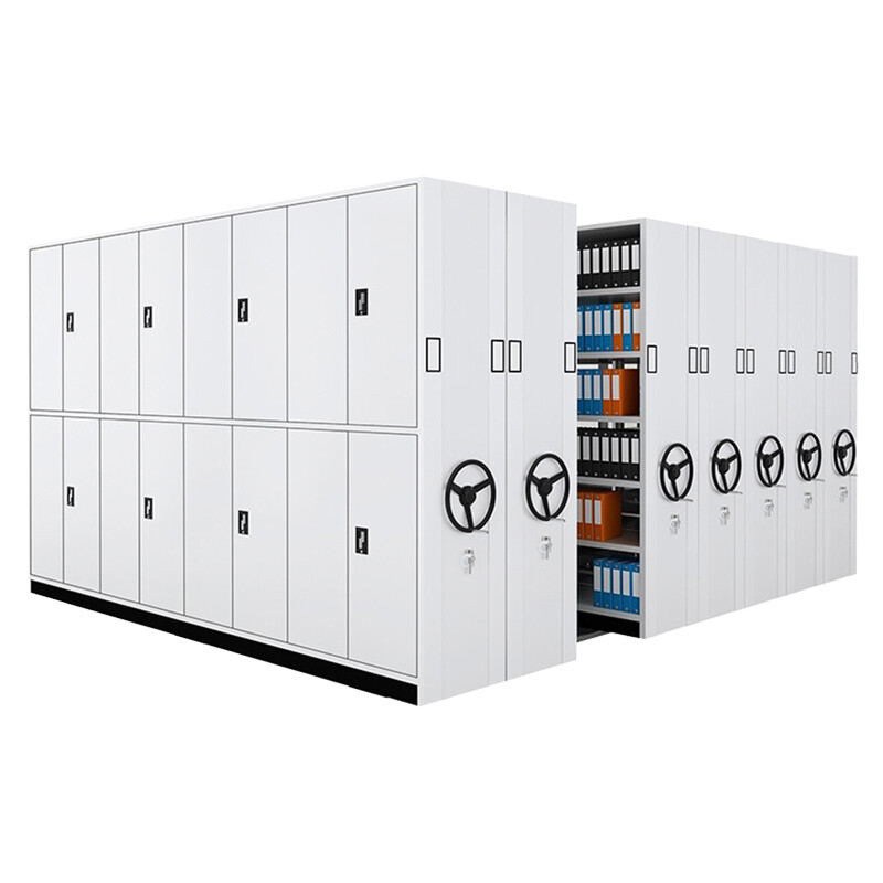 密集架移动密集柜手摇式电动智能档案室档案柜文件凭证存放