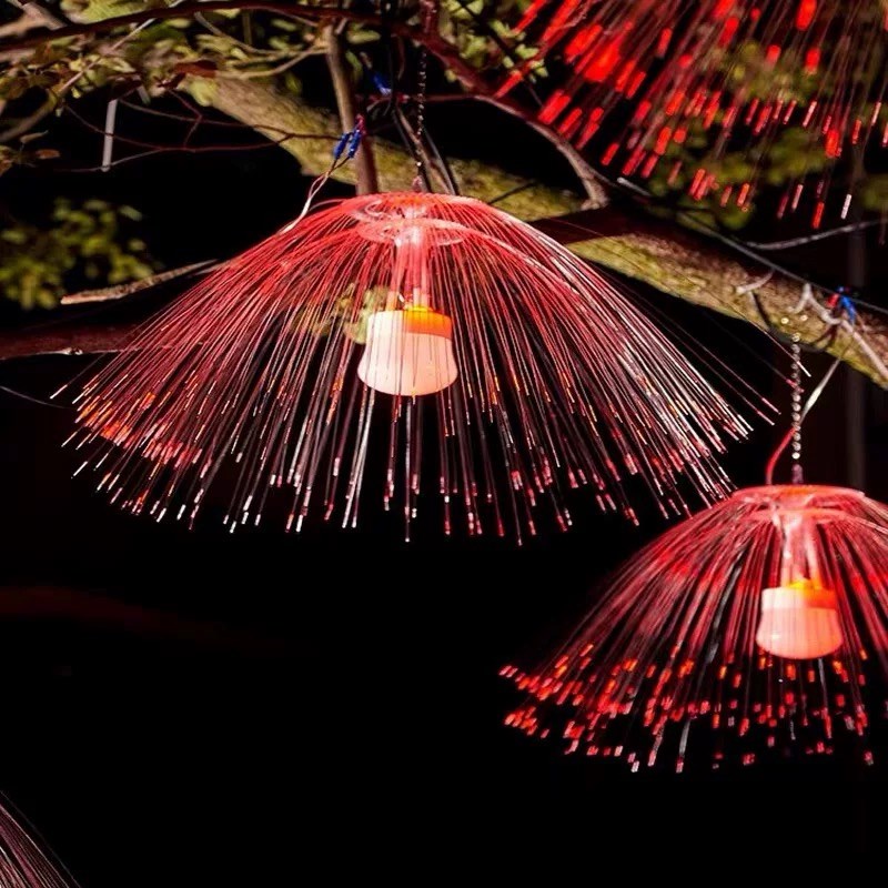 网红树灯景观灯户外氛围灯挂树上的彩灯水母灯商场道路亮化装饰灯