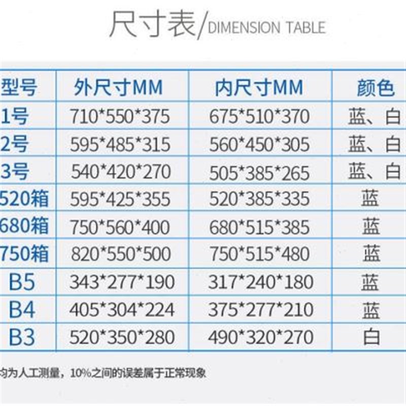 封闭箱长方形塑料周转箱加厚物流箱封闭零件收纳中转箱塑料筐带盖