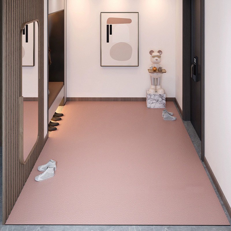 地垫防水免洗可擦裁剪门口进门地毯皮革客厅防滑耐脏入户门垫