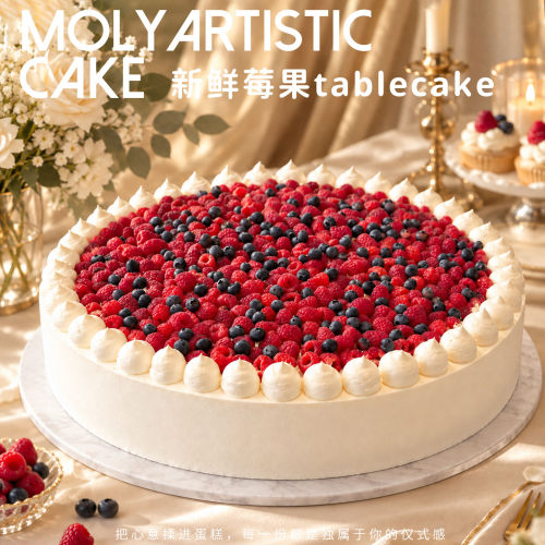 Tablecake新鲜水果蛋糕动物奶油