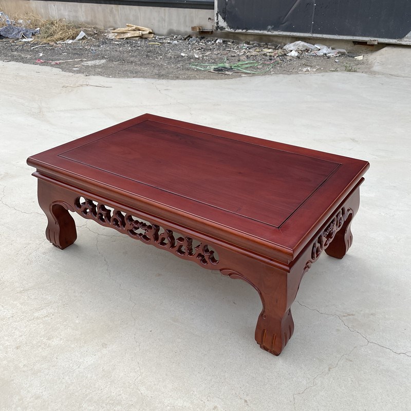 飘窗小桌子榻榻米茶桌实木小茶几炕几家用L卧室坐地矮桌炕桌学习