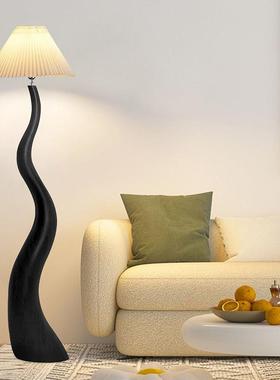 高级感卧法式北欧奶油厅风简约客室书房氛围弯73740曲百褶罩装饰