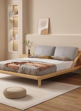实木1.5m现代简约北欧日式奶油BFS风榻小榻米双人矮床户型原木床