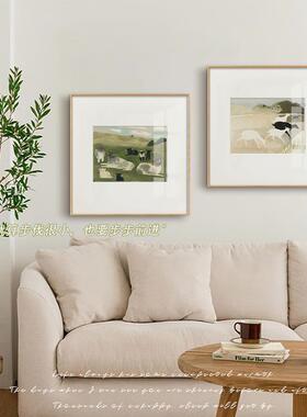 场玛丽牧费德大师名北欧复古客厅装饰QB202404画房画简约风景玄关