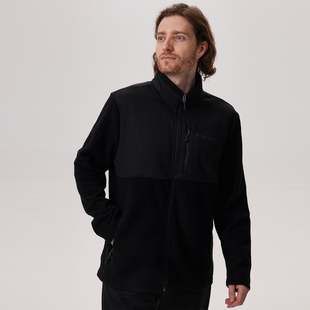 Free 冬柔软亲肤宽松保暖摇粒绒上衣 Country男士