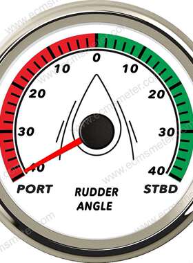 ECPC直径85MM多色背光船舵仪表显示游艇方向舵的位置指针舵角表