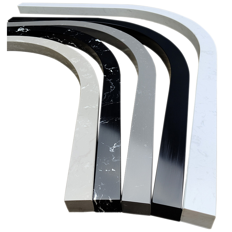 大理石圆弧形实心挡水条卫生间浴室阻防水条扇形淋浴房石基一体式