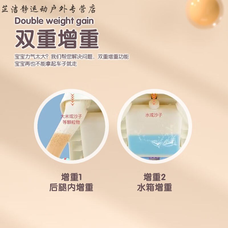 橙央宝宝学步车手推车防侧翻婴儿学走路助步车学步推车玩具6-7-18