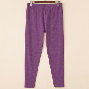 女士f德绒磨毛秋裤 打底裤 加肥胖mm保暖衬裤 线裤 单件薄款 秋冬大码