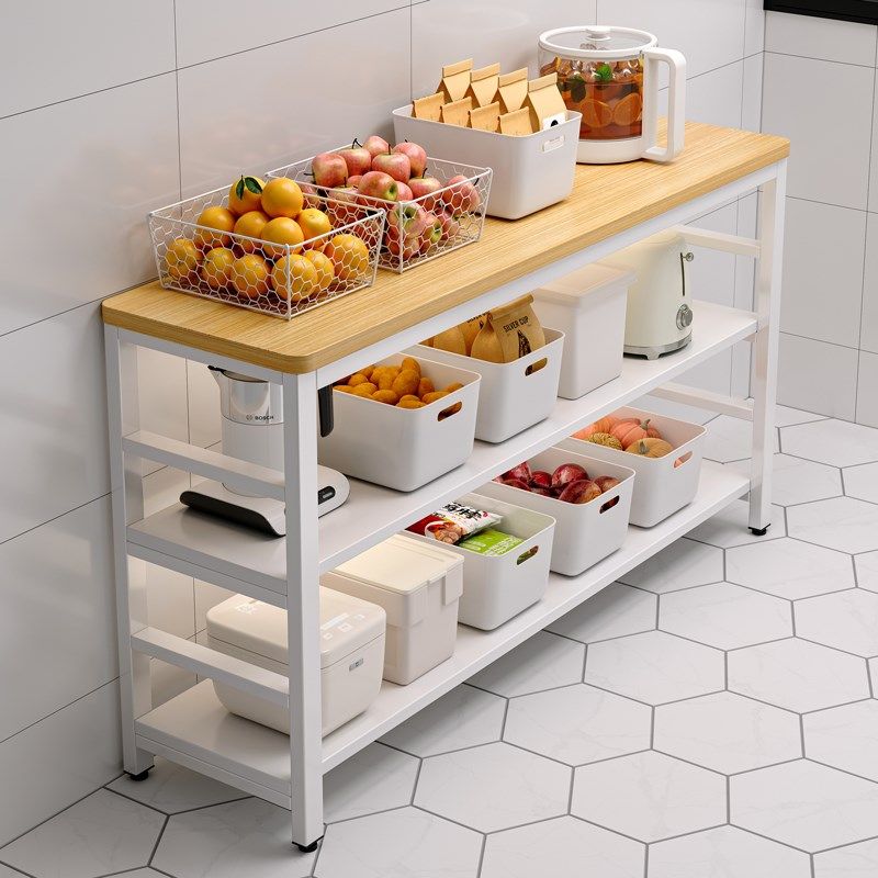 厨房落地置物架多层收纳架切菜桌子微波炉锅具多功能收纳架窄边柜,厨房/烹饪用具,微波炉置物架,淘宝优惠券,粉丝福利购,淘宝优惠卷