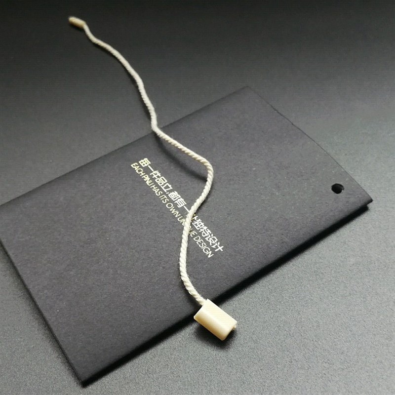 棉绳加粗服装吊牌p绳 吊粒 手穿子母扣 可重复使用 1000条