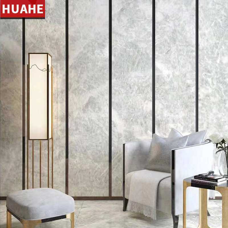 蓝冰灰天然大理石 灰色石材飘窗台奢石台桌面过门槛楼梯 加工