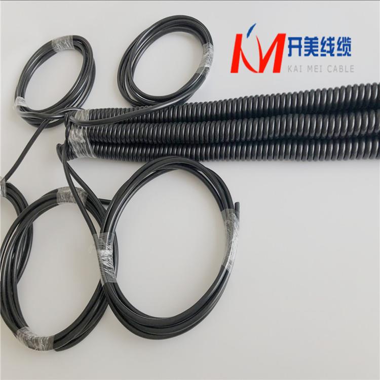 七芯汽车螺旋电缆抗拉伸2万次6*1.5+1*2.5智能网插头连接线