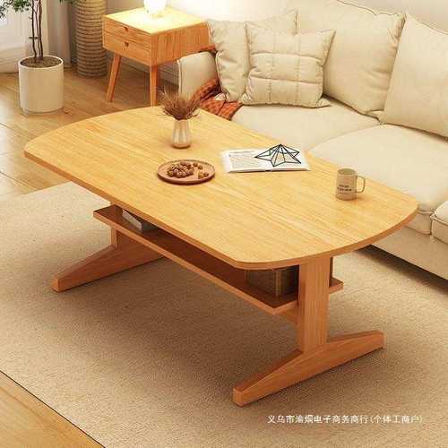 新中式茶几客厅家用小户型沙发边几简约现代小茶几桌实木泡茶桌子