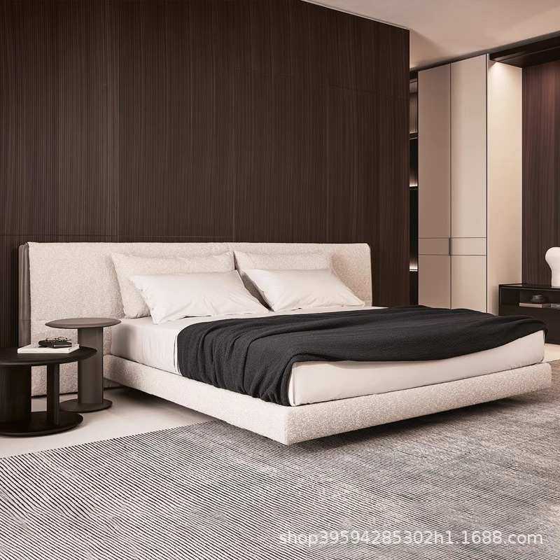 意大利poliform双人床意式极简1.8m高端主卧室宽屏大床