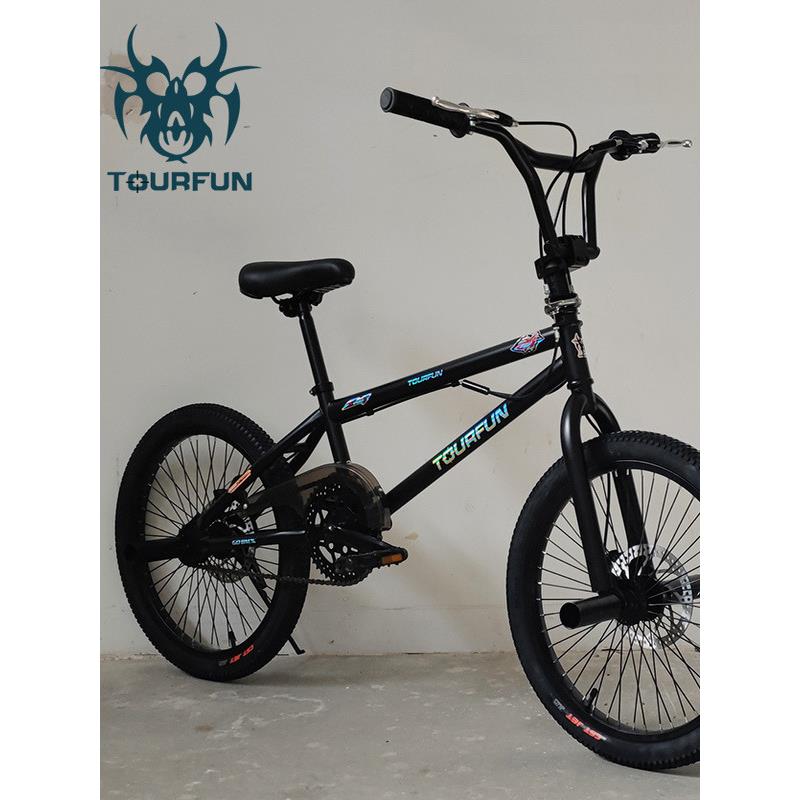 20寸花式BMX碟刹表演车小轮车运动自行车特技车攀爬技巧街车