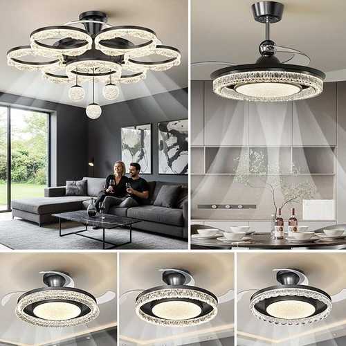 2025新款风扇灯客厅电扇一体灯具感轻奢意式极简全屋套餐套餐